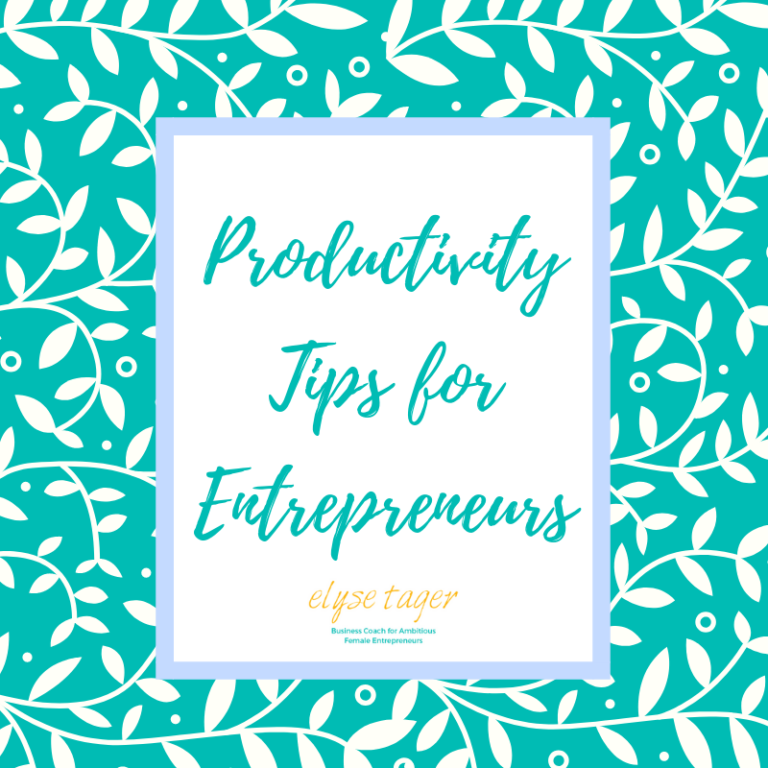 Time Is on Your Side: 5 Productivity Tips for Entrepreneurs