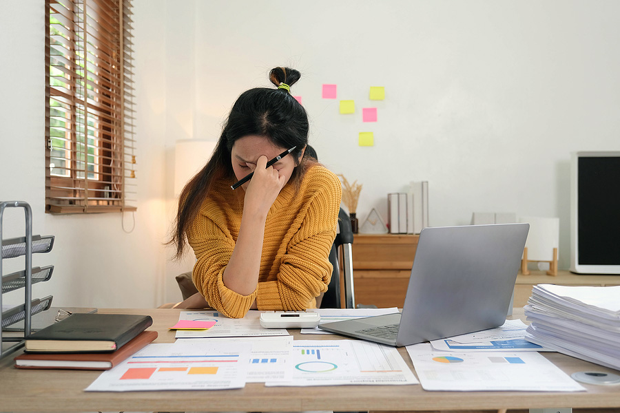 Frustrated Business Woman